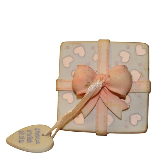 Vtg Precious Moments 2003 Trinket Box "A Moms Love Is The Best Gift Of All" - Picture 11 of 13